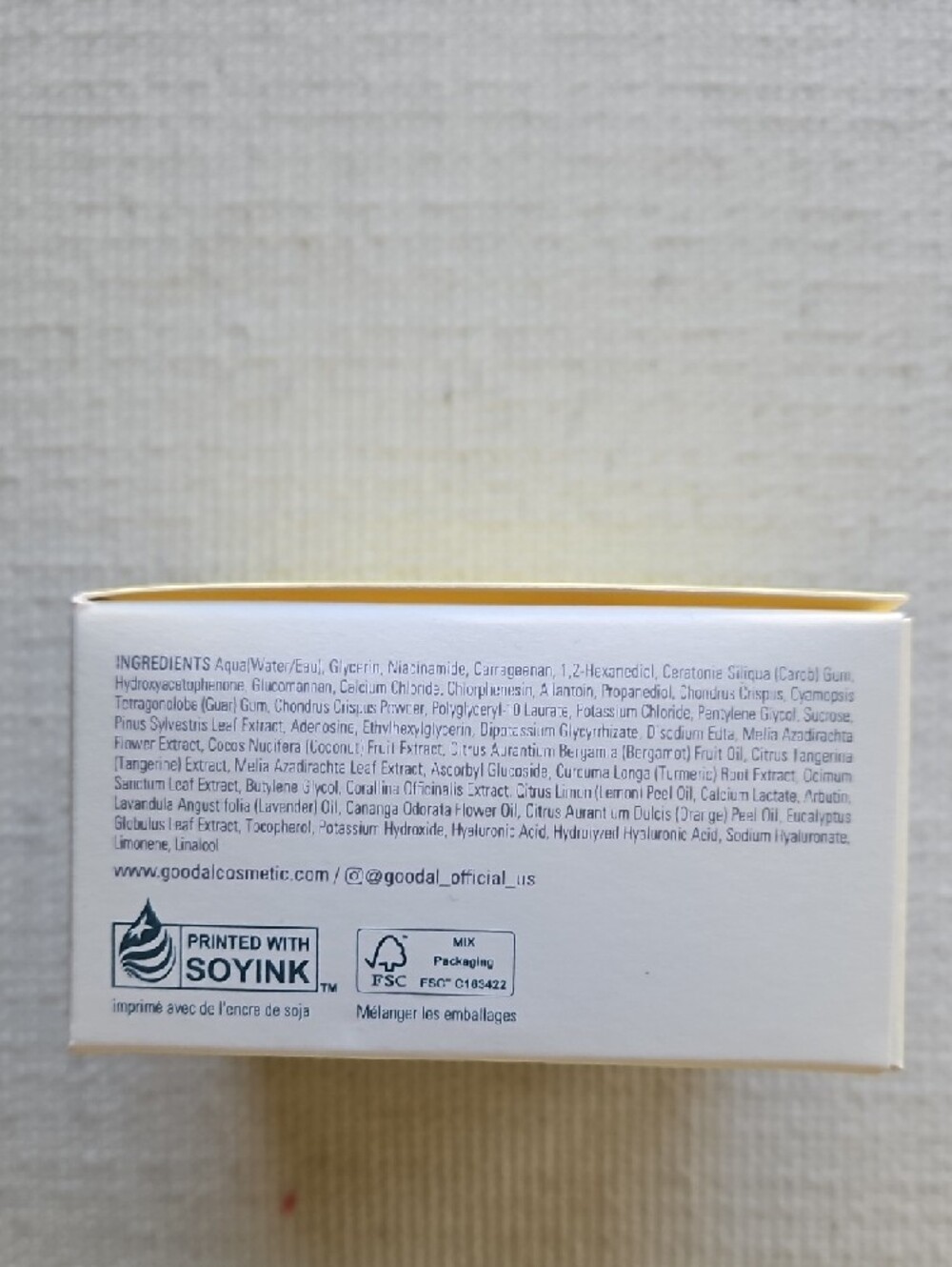 Vita-C Green Tangerine Eye Gel Patch - Yellow - Picture 3 of 7